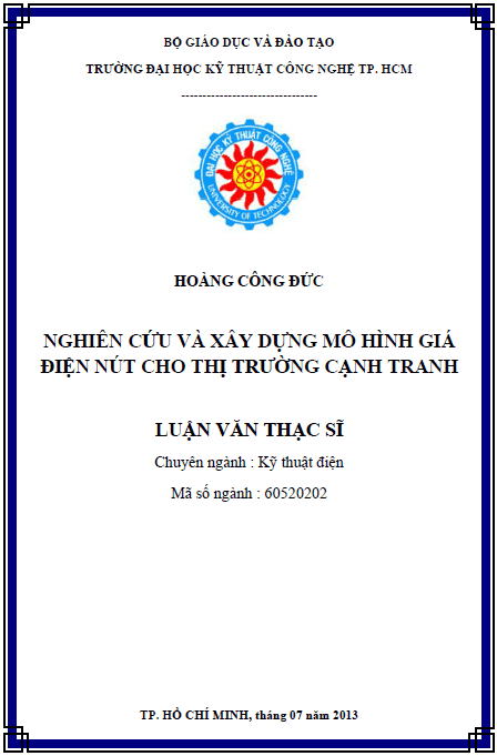 nghien cuu va xay dung mo hinh gia dien nut cho thi truong canh tranh