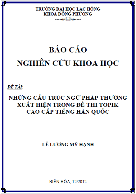 nhung cau truc ngu phap thuong xuat hien trong de thi topik cao cap tieng han quoc