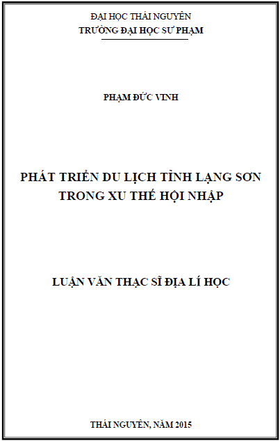 phat trien du lich tinh lang son trong xu the hoi nhap