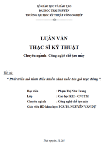 phat trien mo hinh dieu khien canh tuoc bin gio truc dung