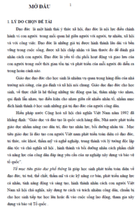 quan ly hoat dong giao duc dao duc cho hoc sinh thcs tren dia ban huyen ninh giang tinh hai duong trong giai doan hien nay