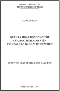 quan ly hoat dong van the cua hoc sinh sinh vien truong cao dang y te dien bien