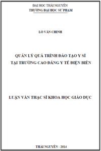 quan ly qua trinh dao tao y si tai truong cao dang y te dien bien