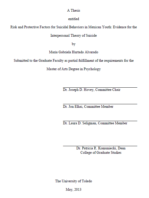 risk and protective factors for suicidal behaviors in mexican youth evidence for the interpersonal theory of suicide