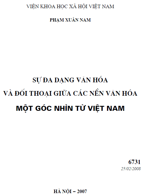 su da dang van hoa va doi thoai giua cac nen van hoa mot goc nhin tu viet nam