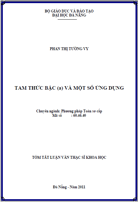 tam thuc bac va mot so ung dung
