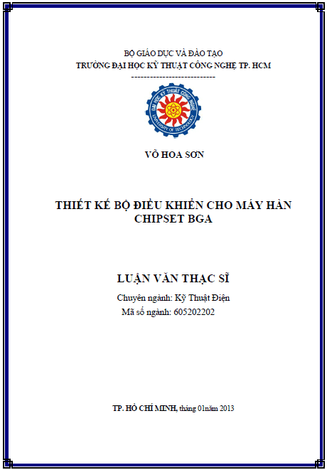 thiet ke bo dieu khien cho may han chipset bga