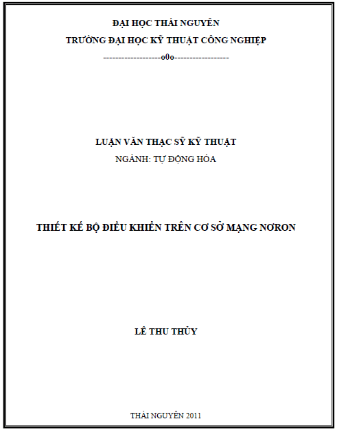 thiet ke bo dieu khien tren co so mang noron