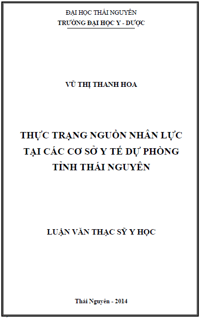 thuc trang nguon nhan luc tai cac co so y te du phong tinh thai nguyen