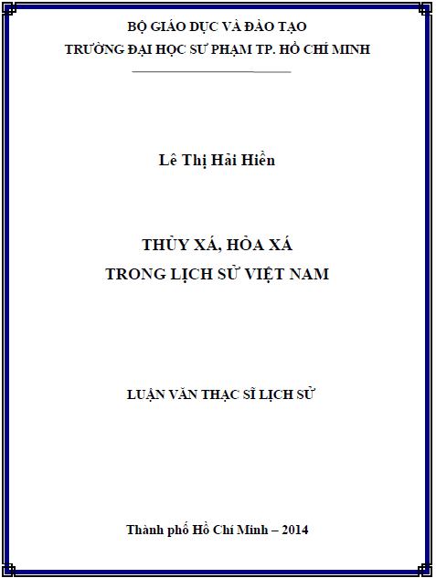thuy xa hoa xa trong lich su viet nam