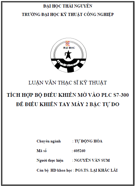 tich hop bo dieu khien mo vao plc s7 300 de dieu khien tay may 2 bac tu do