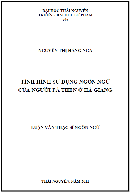 tinh hinh su dung ngon ngu cua nguoi pa then o ha giang