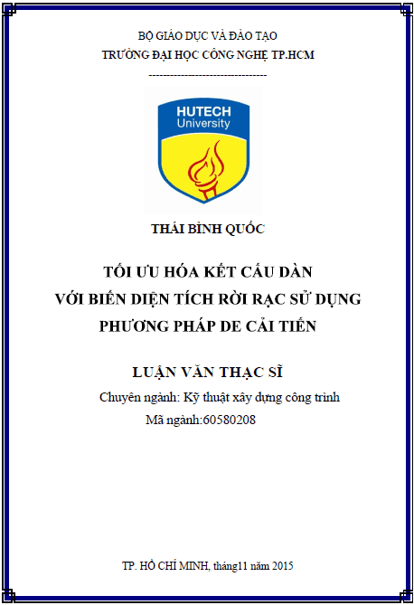 toi uu hoa ket cau dan voi bien dien tich roi rac su dung phuong phap de cai bien