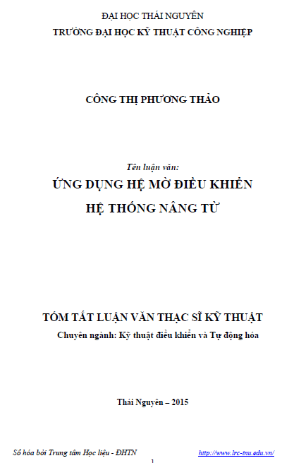 ung dung he mo dieu khien he thong nang tu
