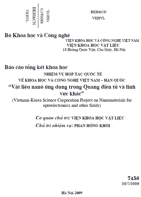 vat lieu nano ung dung trong quang dien tu va linh vuc khac