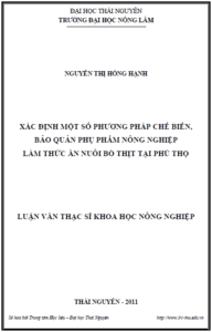 xac dinh mot so phuong phap che bien bao quan phu pham nong nghiep lam thuc an nuoi bo thit tai phu tho