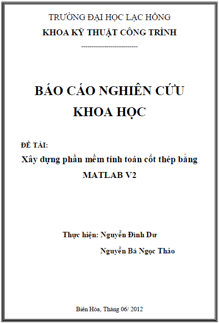 xay dung phan mem tinh toan cot thep bang matlab v2