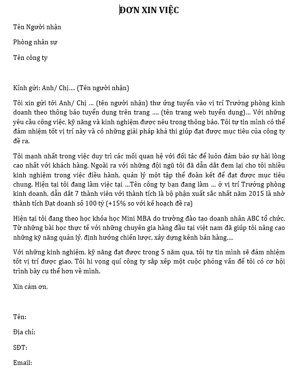 Download Mẫu Đơn xin việc trưởng phòng kinh doanh 1 Screenshot 2025 05 20 145918