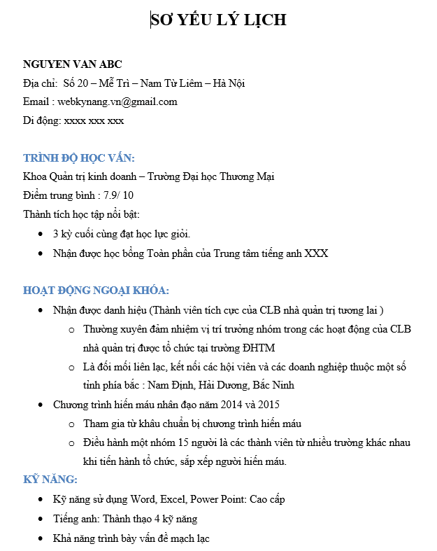 Download Mẫu Sơ yếu lý lịch bán hàng cho sinh viên mới ra trường 1 Screenshot 2025 05 20 151118