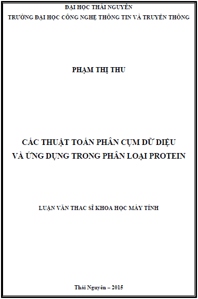 cac thuat toan phan cum du lieu va ung dung trong phan loai protein
