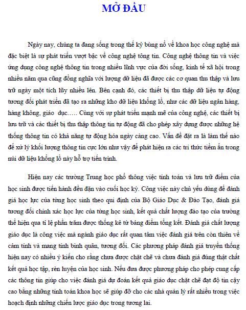 nghien cuu ung dung khai pha du lieu chuoi thoi gian ap dung vao bai toan du doan ket qua hoc sinh