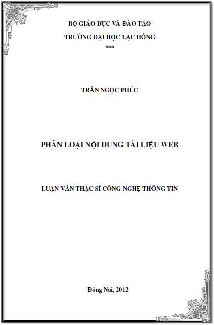 phan loai noi dung tai lieu web