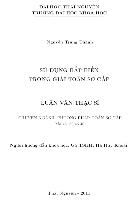 su dung bat bien trong giai toan so cap