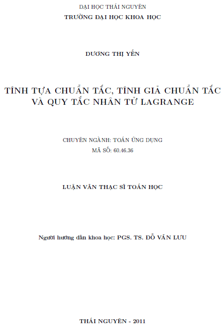 tinh tua chuan tac tinh gia chuan tac va quy tac nhan tu lagrange