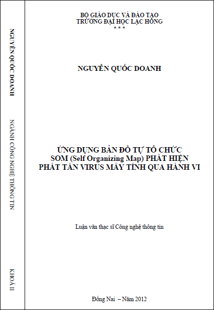 ung dung ban do tu to chuc som self organizing map phat hien phat tan virus may tinh qua hanh vi