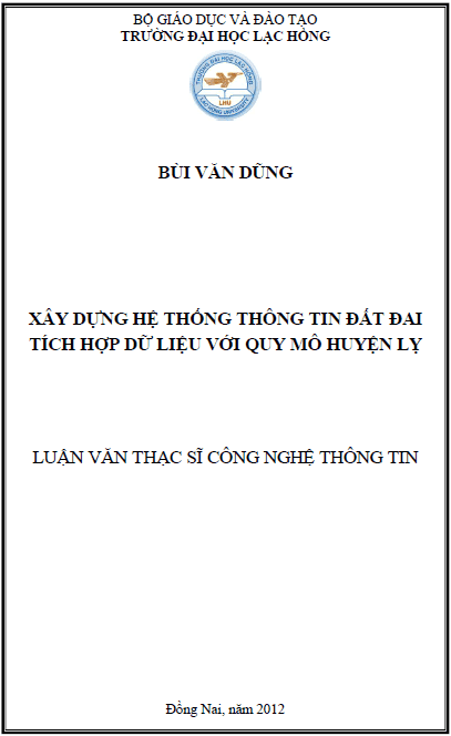 xay dung he thong thong tin dat dai tich hop du lieu voi quy mo huyen ly