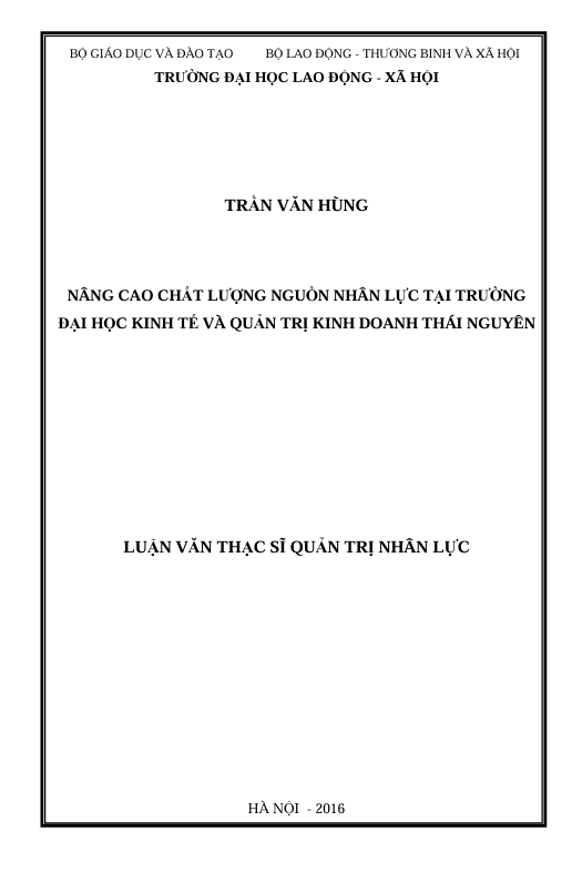 Nâng cao chất lượng nguồn nhân lực tại Trường Đại học Kinh tế và Quản trị kinh doanh Thái Nguyên 1 Screenshot 2025 06 08 160153