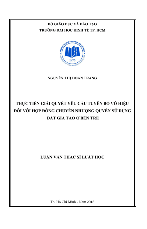 Thực tiễn giải quyết yêu cầu tuyên bố vô hiệu đối với hợp đồng chuyển nhượng quyền sử dụng đất giả tạo ở Bến Tre 1 Screenshot 2025 06 11 235036