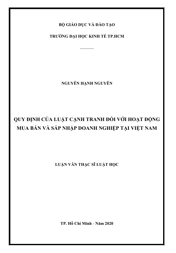 Quy định của Luật Cạnh tranh đối với hoạt động mua bán và sáp nhập doanh nghiệp tại Việt Nam 1 Screenshot 2025 06 25 231501