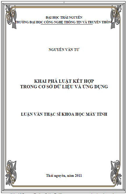 khai pha luat ket hop trong co so du lieu va ung dung