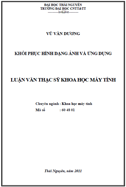 khoi phuc hinh dang anh va ung dung