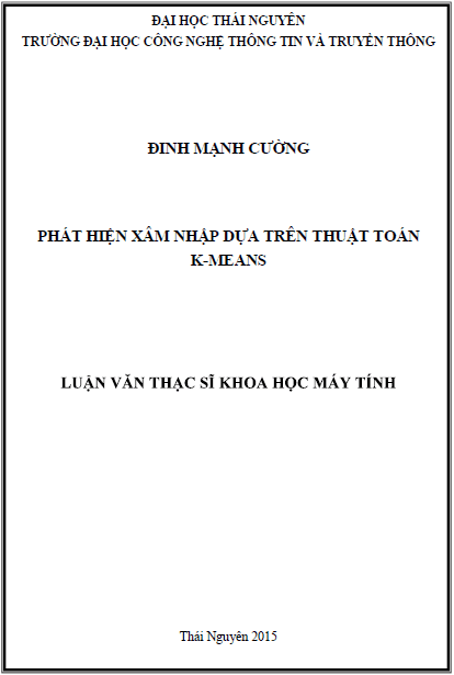 phat hien xam nhap dua tren thuat toan k means