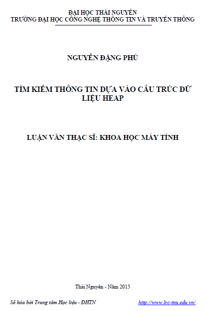 tim kiem thong tin dua vao cau truc du lieu heap