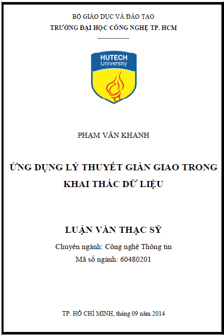 ung dung ly thuyet gian giao trong khai thac du lieu