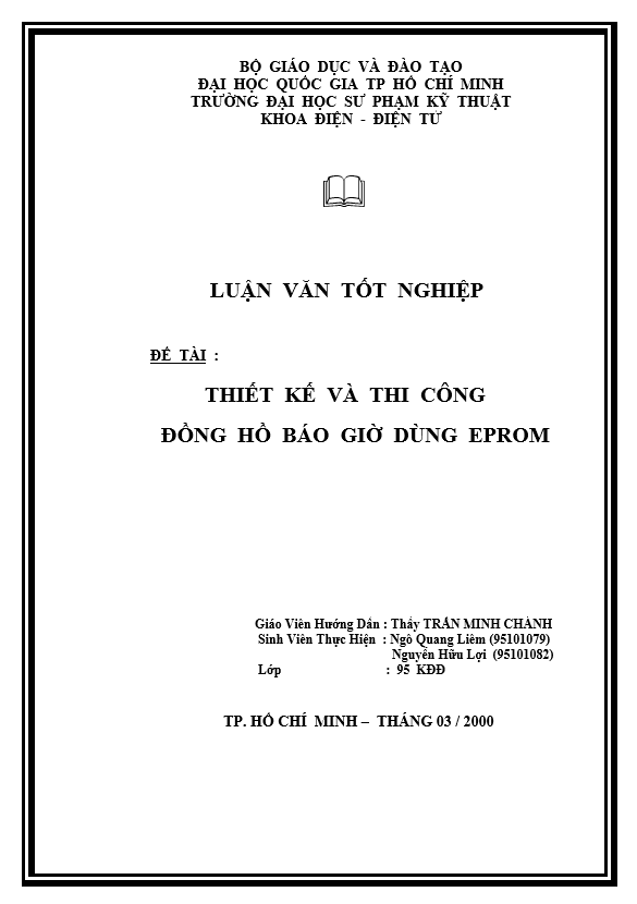 THIẾT KẾ VÀ THI CÔNG ĐỒNG HỒ BÁO GIỜ DÙNG EPROM 1 屏幕截图 2025 06 10 205931