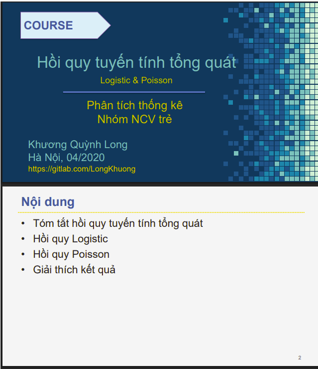 Bài giảng Phân tích thống kê - Chương 3.3: Hồi quy tuyến tính tổng quát (Khương Quỳnh Long) 1 Anh chup man hinh 2025 07 06 200302