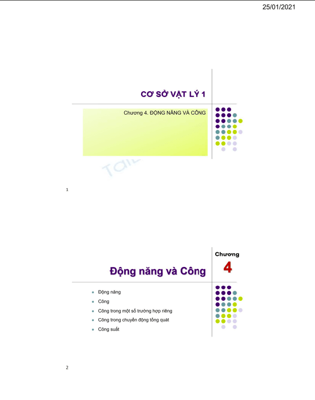 Bài giảng Cơ sở vật lý 1: Chương 5 1 Anh chup man hinh 2025 07 11 152458