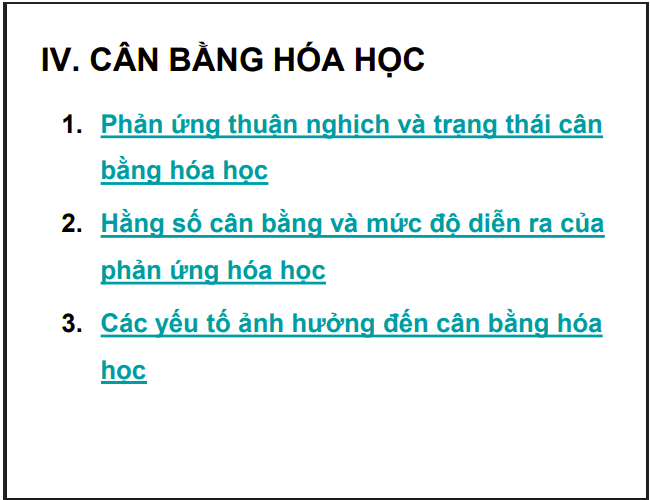 Bài giảng Hóa học đại cương - Chương 4: Cân bằng hóa học 1 Anh chup man hinh 2025 07 11 213218