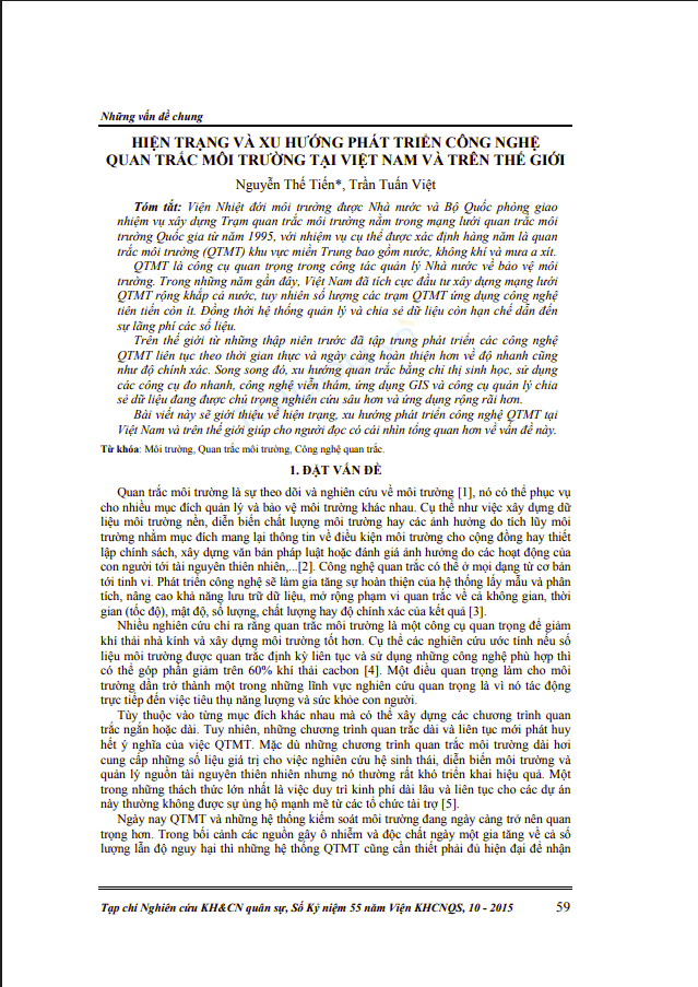 Hiện trạng và xu hướng phát triển công nghệ quan trắc môi trường tại Việt Nam và trên thế giới 1 Anh chup man hinh 2025 07 13 184302