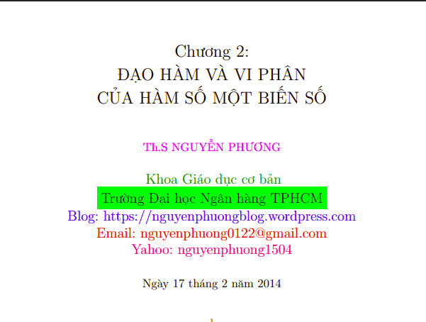 Bài giảng Toán cao cấp: Chương 2 - ThS. Nguyễn Phương 1 Anh chup man hinh 2025 07 14 142137