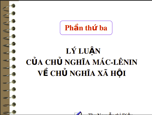 Bài giảng Những nguyên lý cơ bản của chủ nghĩa Mác - Lênin: Chương 7 - ThS. Nguyễn Thị Diệu Phương 1 Anh chup man hinh 2025 07 19 102143