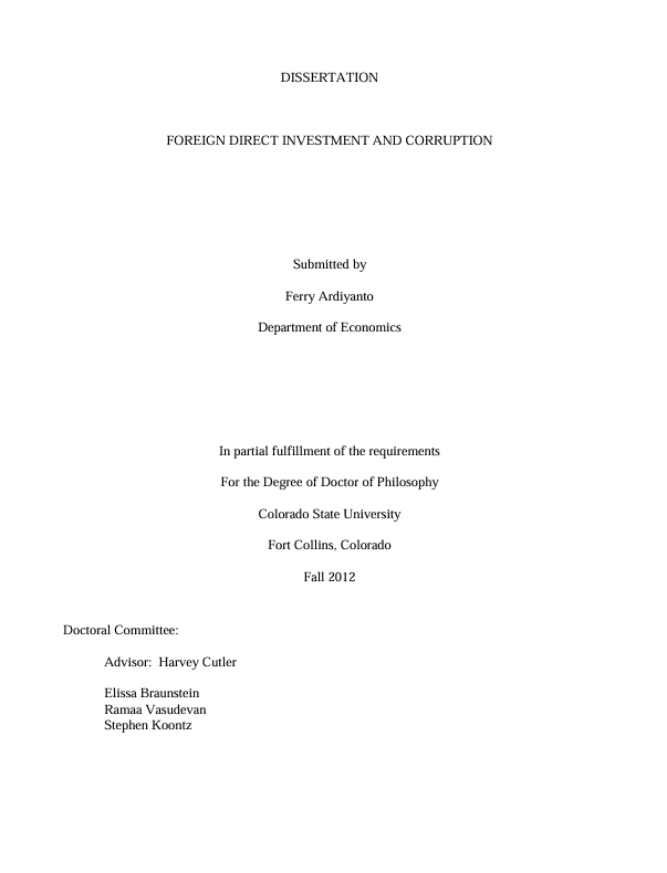 Foreign Direct Investment And Corruption 1 Screenshot 2025 07 03 015826