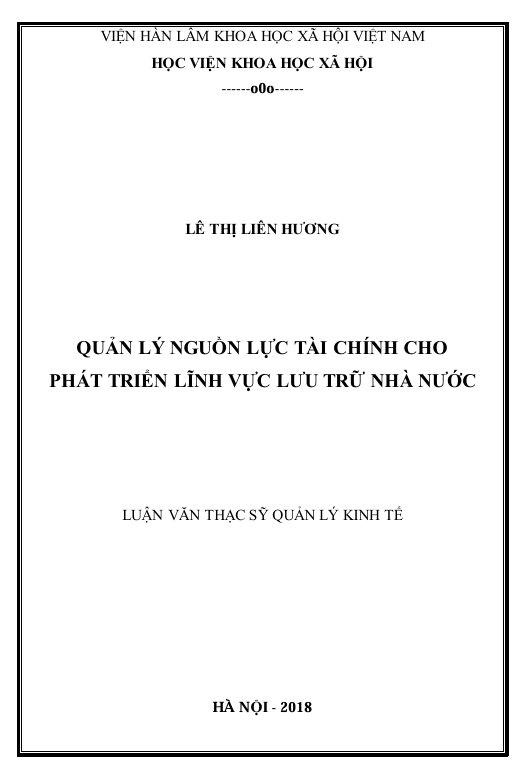Quản lí nguồn lực tài chính cho phát triển lĩnh vực lưu trữ nhà nước 1 Screenshot 2025 07 15 140948