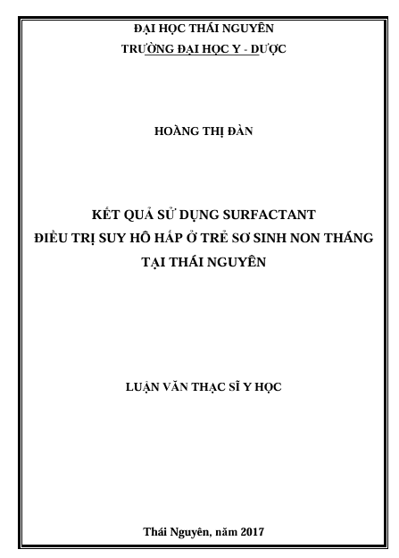 Kết quả sử dụng Surfactant điều trị suy hô hấp ở trẻ sơ sinh non tháng tại Thái Nguyên 1 Screenshot 2025 07 20 161513