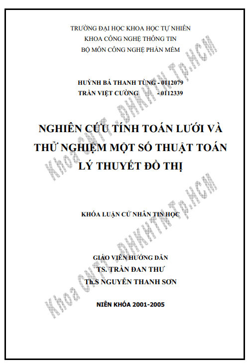 NGHIÊN CỨU TÍNH TOÁN LƯỚI VÀ THỬ NGHIỆM MỘT SỐ THUẬT TOÁN LÝ THUYẾT ĐỒ THỊ 1 Anh chup man hinh 2025 08 03 191140