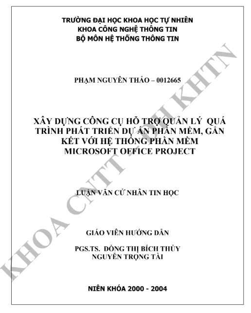 XÂY DỰNG CÔNG CỤ HỖ TRỢ QUẢN LÝ QUÁ TRÌNH PHÁT TRIỂN DỰ ÁN PHẦN MỀM, GẮN KẾT VỚI HỆ THỐNG PHẦN MỀM MICROSOFT OFFICE PROJECT 1 Anh chup man hinh 2025 08 04 160657